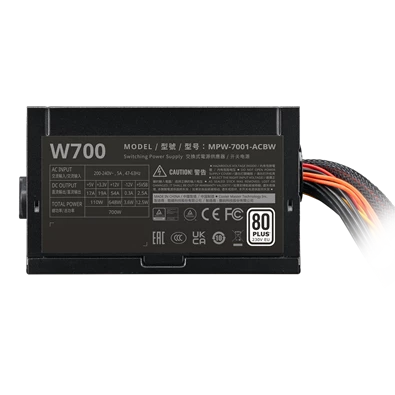 Cooler Master ELITE NEX W700 700W 80+ 12cm ventillátorral tápegység