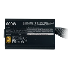 Cooler Master G600 600W 80+ Gold 12cm ventillátorral tápegység