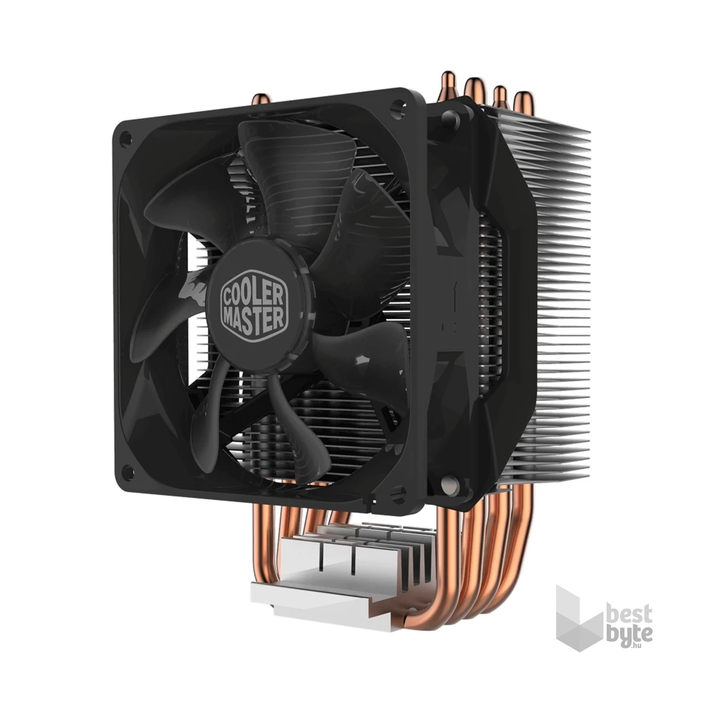Cooler Master Hyper H412R 102x83x136mm 600-2000RPM (Intel, AMD) processzor hűtő