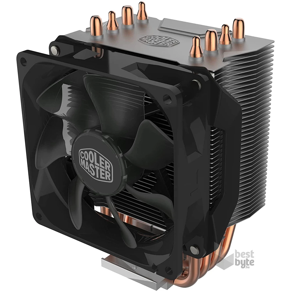 Cooler Master Hyper H412R 102x83x136mm 600-2000RPM (Intel, AMD) processzor hűtő