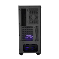 Cooler Master MASTERBOX K501L RGB fekete (táp nélküli) ablakos midi ATX ház