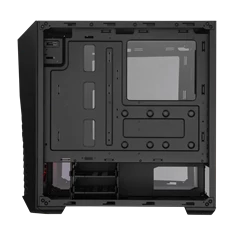 Cooler Master MASTERBOX K501L RGB fekete (táp nélküli) ablakos midi ATX ház
