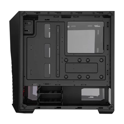 Cooler Master MASTERBOX K501L RGB fekete (táp nélküli) ablakos midi ATX ház