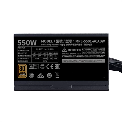Cooler Master MPE-5501-ACABW-BEU táp