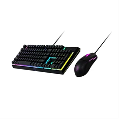 Cooler Master MS-110 HUN fekete USB RGB világító billentyűzet + egér