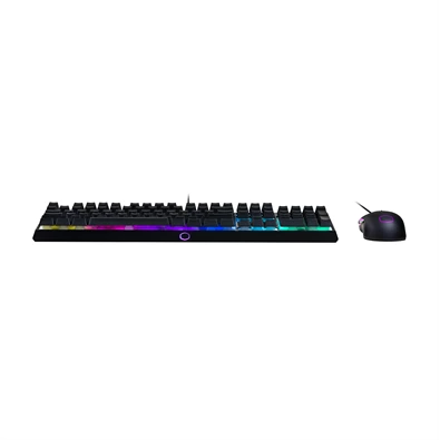 Cooler Master MS-110 HUN fekete USB RGB világító billentyűzet + egér