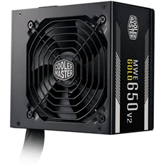 Cooler Master MWE 650W 80+ Gold - V2 12cm ventillátorral dobozos tápegység