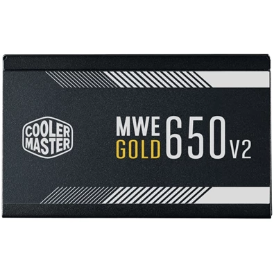 Cooler Master MWE 650W 80+ Gold - V2 12cm ventillátorral dobozos tápegység