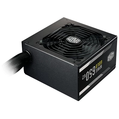 Cooler Master MWE 650W 80+ Gold - V2 12cm ventillátorral dobozos tápegység