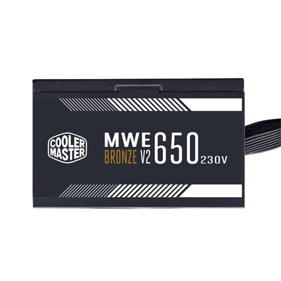 Cooler Master MWE 650W Bronze EU 230V V2 12cm ventilátorral dobozos tápegység