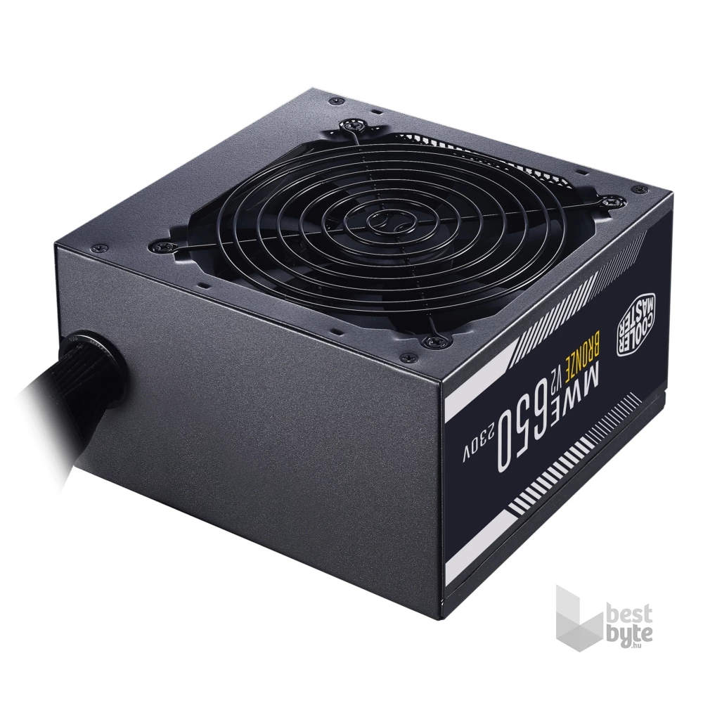 Cooler Master MWE 650W Bronze EU 230V V2 12cm ventilátorral dobozos tápegység