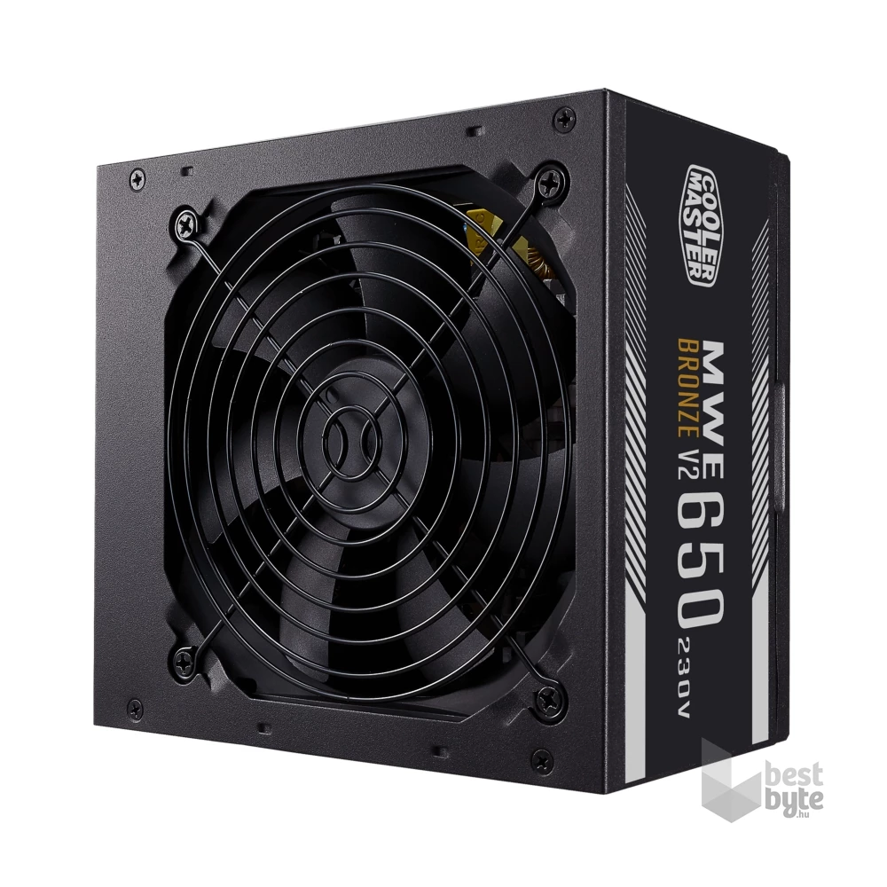 Cooler Master MWE 650W Bronze EU 230V V2 12cm ventilátorral dobozos tápegység