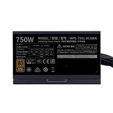 Cooler Master MWE 750W Bronze V2 12cm ventilátorral dobozos tápegység