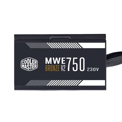 Cooler Master MWE 750W Bronze V2 12cm ventilátorral dobozos tápegység