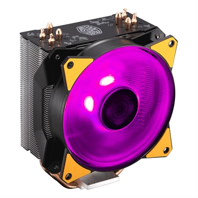 Cooler Master MasterAir MA410P TUF Gaming 84x129x158 650-2000RPM (Intel, AMD) LED processzor hűtő