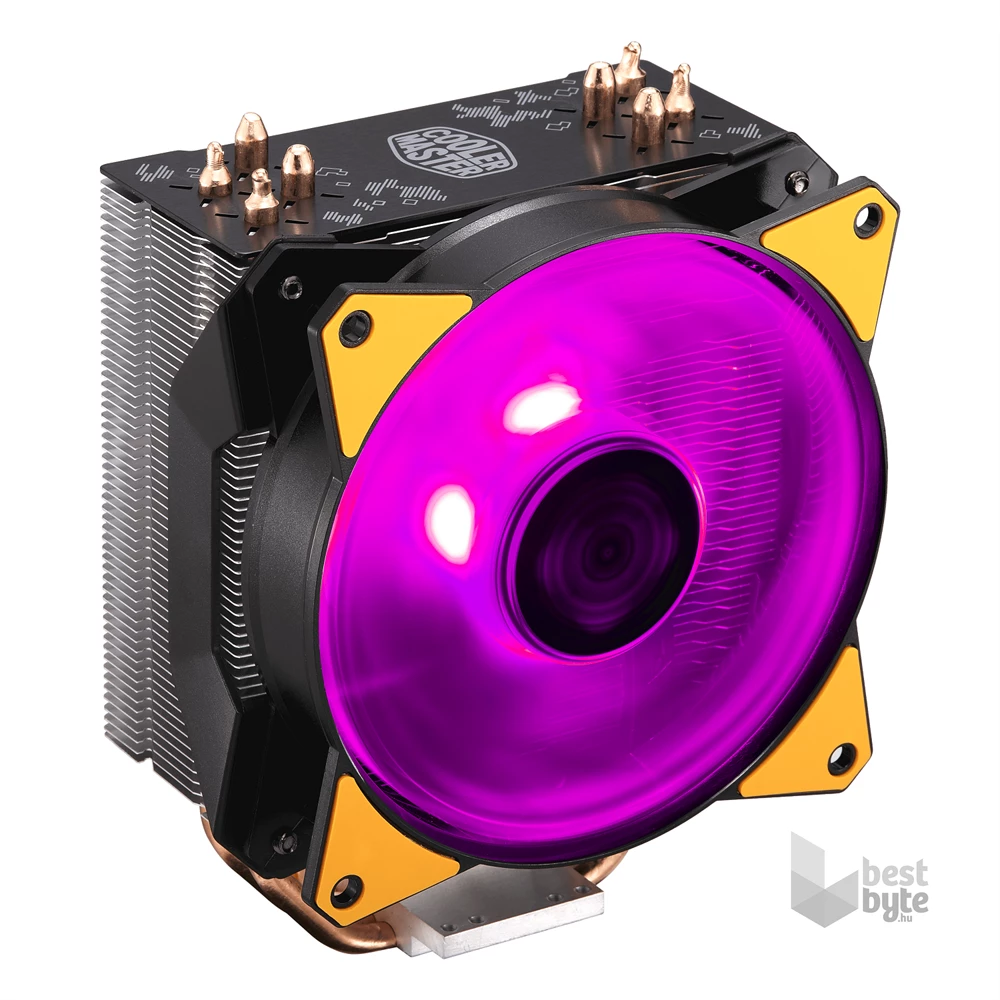 Cooler Master MasterAir MA410P TUF Gaming 84x129x158 650-2000RPM (Intel, AMD) LED processzor hűtő