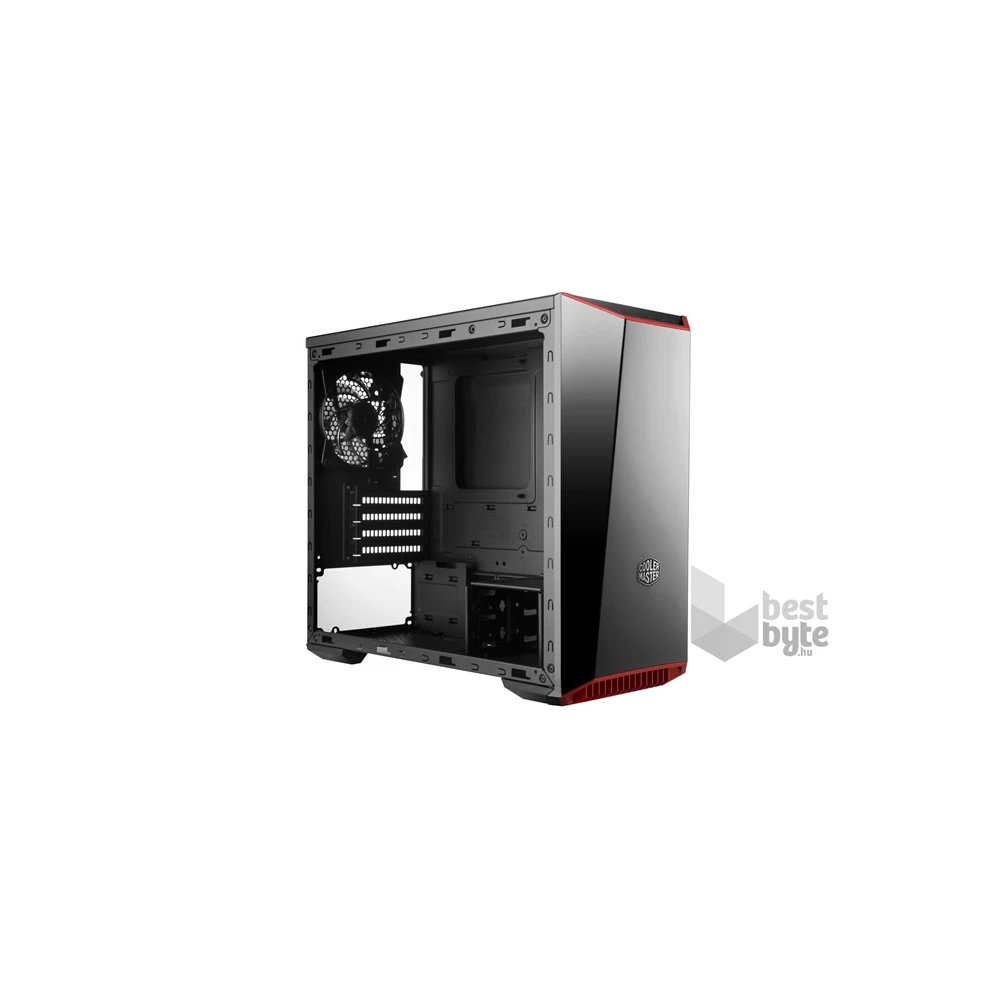 Cooler Master MasterBox Lite 3.1 TG táp nélküli fekete mATX ház