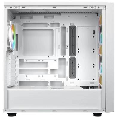 Cooler Master MasterBox MB600 fehér (táp nélküli) ablakos mATX ház