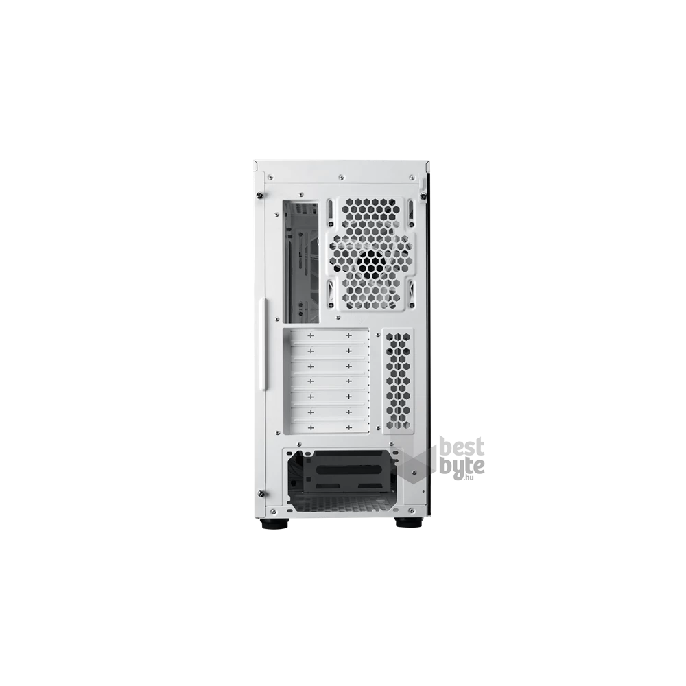 Cooler Master MasterBox MB600 fehér (táp nélküli) ablakos mATX ház