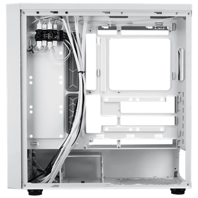 Cooler Master MasterBox MB600 fehér (táp nélküli) ablakos mATX ház