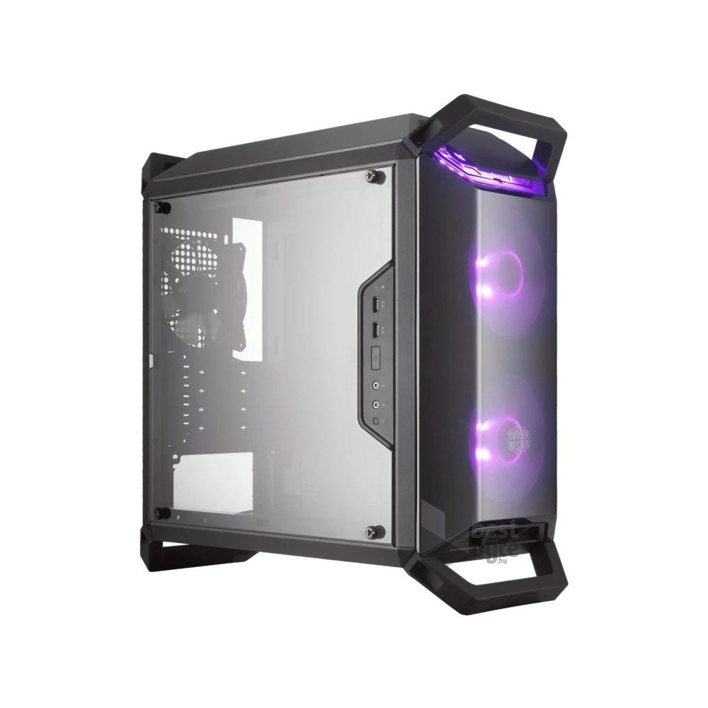 Cooler Master MasterBox Q300P ablakos fekete mATX ház