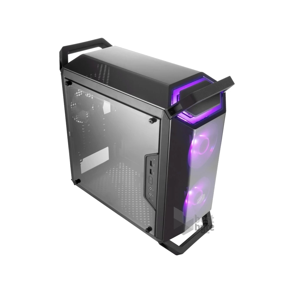 Cooler Master MasterBox Q300P ablakos fekete mATX ház