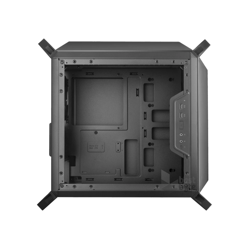 Cooler Master MasterBox Q300P ablakos fekete mATX ház