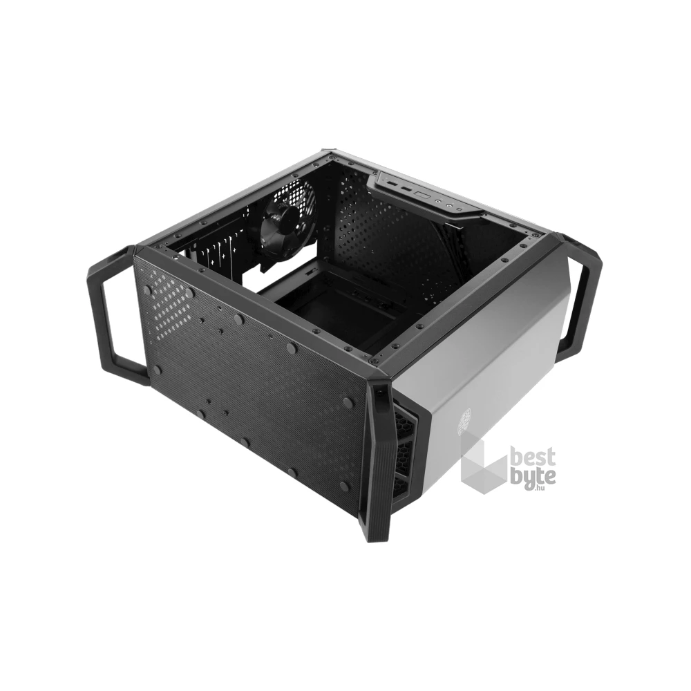 Cooler Master MasterBox Q300P ablakos fekete mATX ház