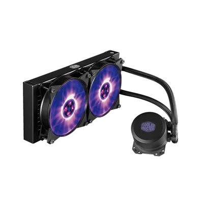 Cooler Master MasterLiquid ML240L 80x76x42mm 650-2000RPM (Intel, AMD) vízhűtéses RGB LED processzor hűtő