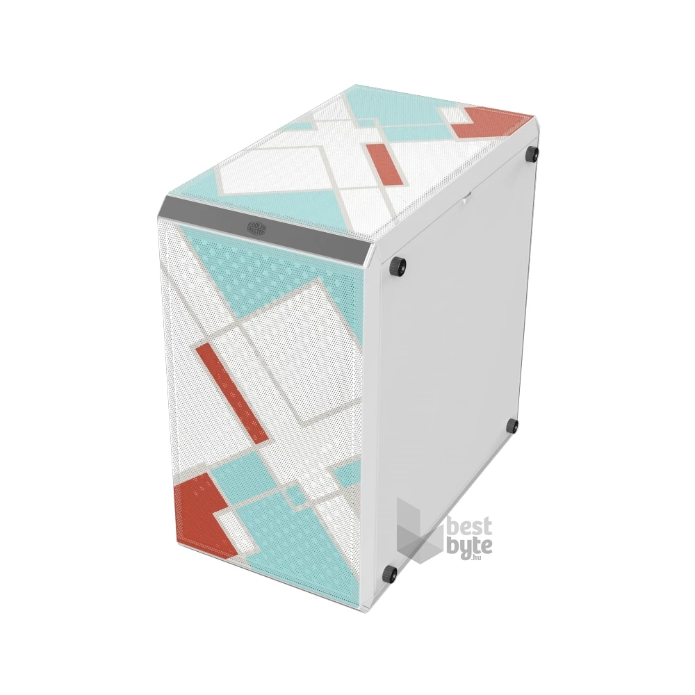 Cooler Master Micro MasterBox Q300L Retro ablakos fehér mATX ház