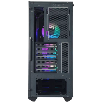 Cooler Master Midi MasterBox TD500 MESH (Táp nélküli) ablakos fekete ATX ház + ARGB kontroller