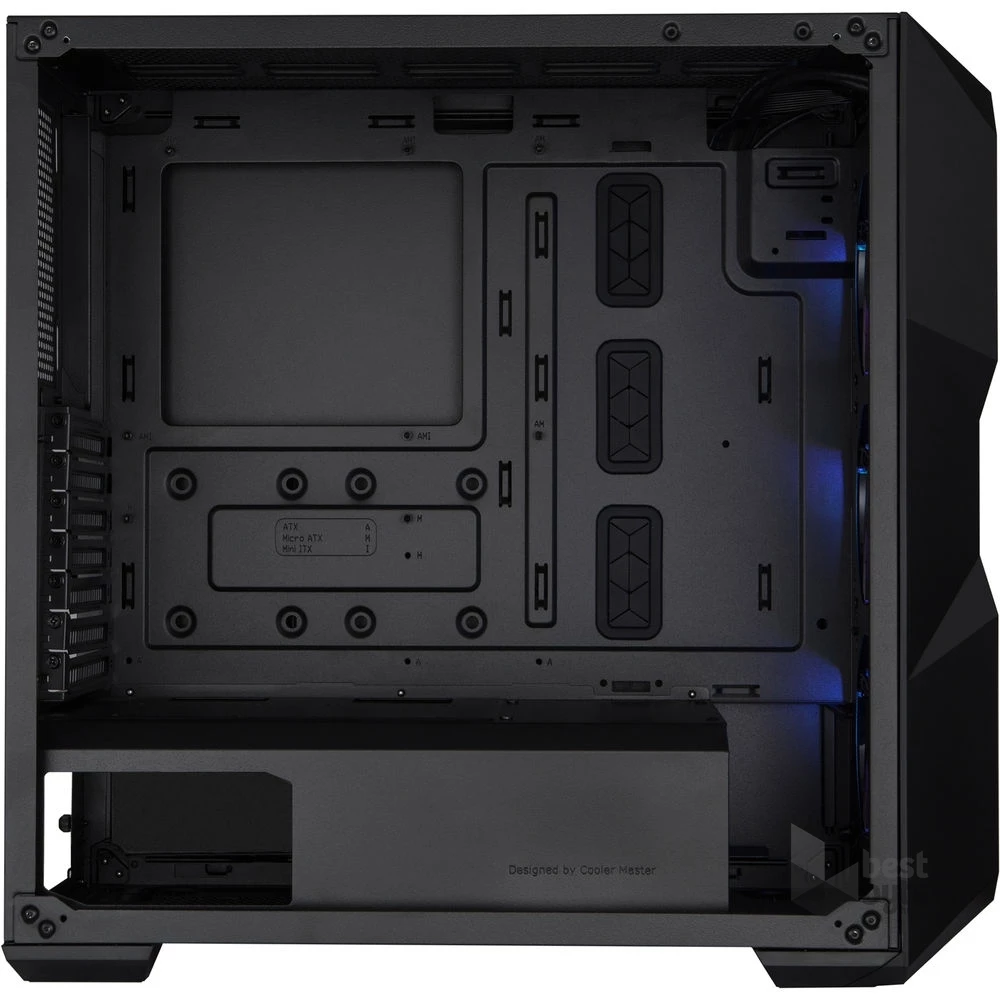 Cooler Master Midi MasterBox TD500 MESH (Táp nélküli) ablakos fekete ATX ház + ARGB kontroller