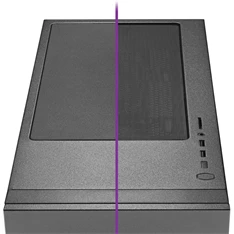 Cooler Master Midi Silencio S600 (Táp nélküli) ablakos fekete ATX ház