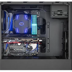Cooler Master Midi Silencio S600 (Táp nélküli) ablakos fekete ATX ház