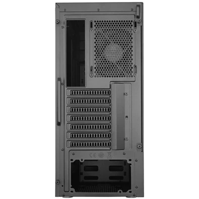 Cooler Master Midi Silencio S600 (Táp nélküli) ablakos fekete ATX ház
