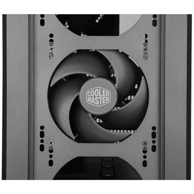 Cooler Master Midi Silencio S600 (Táp nélküli) ablakos fekete ATX ház