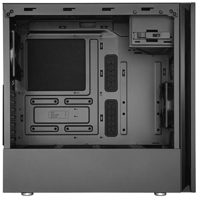 Cooler Master Midi Silencio S600 (Táp nélküli) ablakos fekete ATX ház