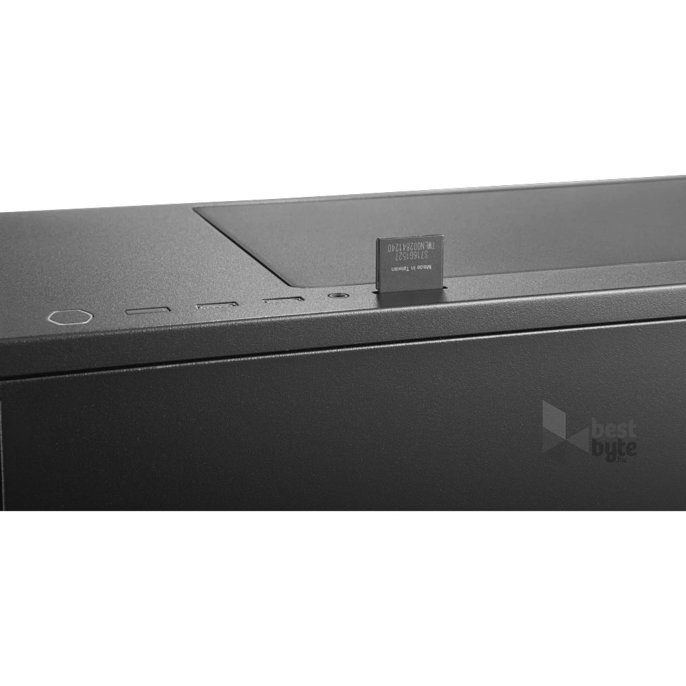 Cooler Master Midi Silencio S600 (Táp nélküli) ablakos fekete ATX ház
