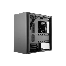 Cooler Master Silencio S400 táp nélküli fekete microATX ház