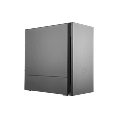Cooler Master Silencio S400 táp nélküli fekete microATX ház