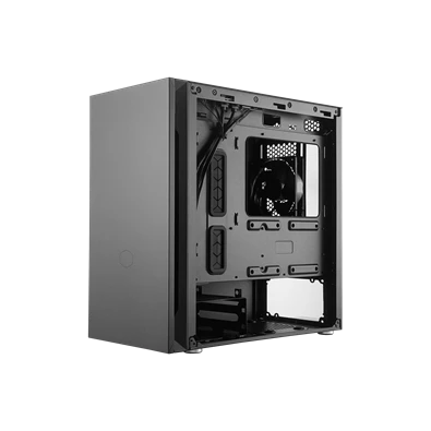 Cooler Master Silencio S400 táp nélküli fekete microATX ház