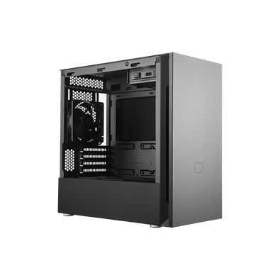 Cooler Master Silencio S400 táp nélküli fekete microATX ház