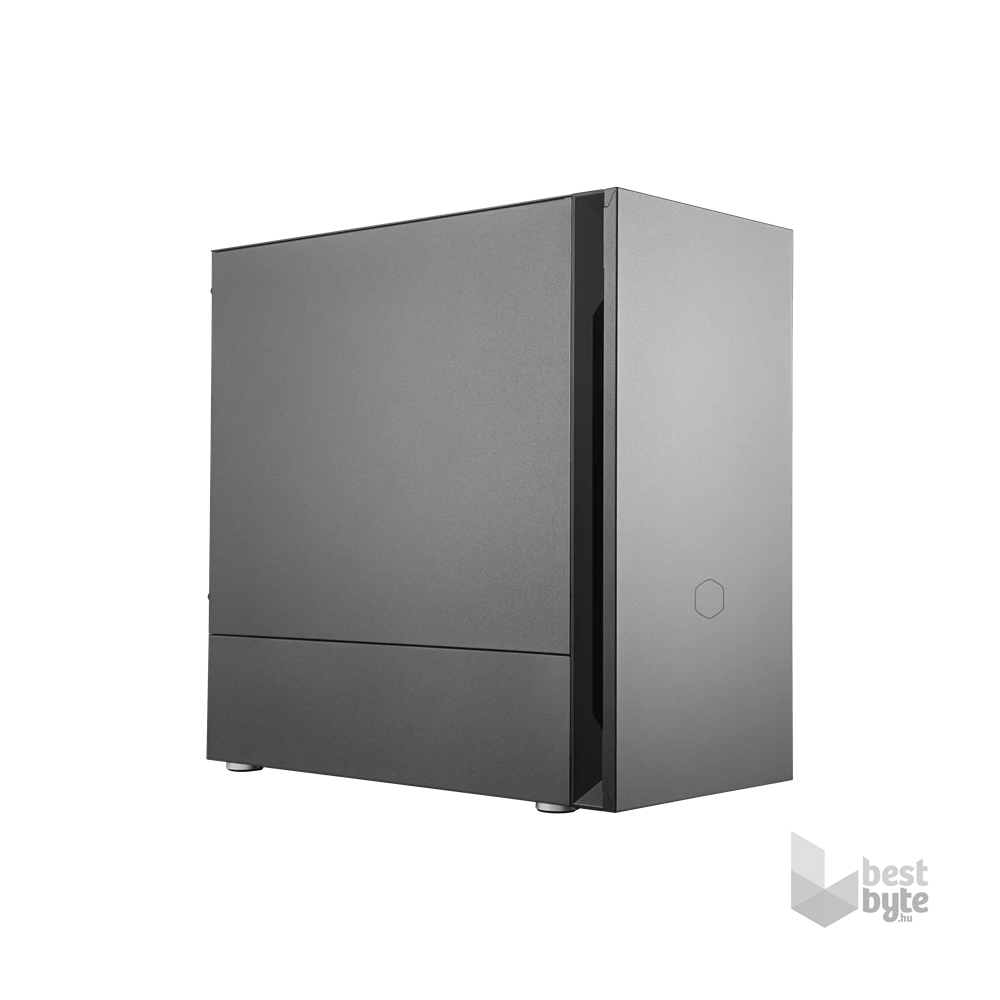 Cooler Master Silencio S400 táp nélküli fekete microATX ház
