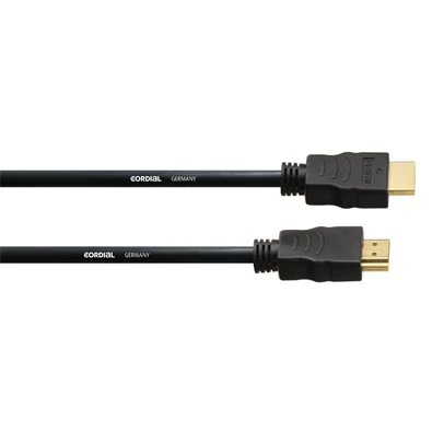 Cordial CHDMI 5 2PLUS 5m Ultra High Speed fekete HDMI kábel