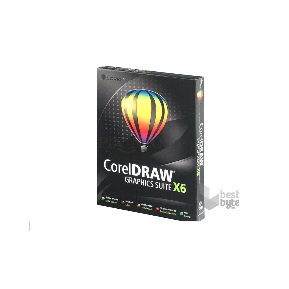 CorelDRAW Graphics Suite X6 HUN dobozos szoftver