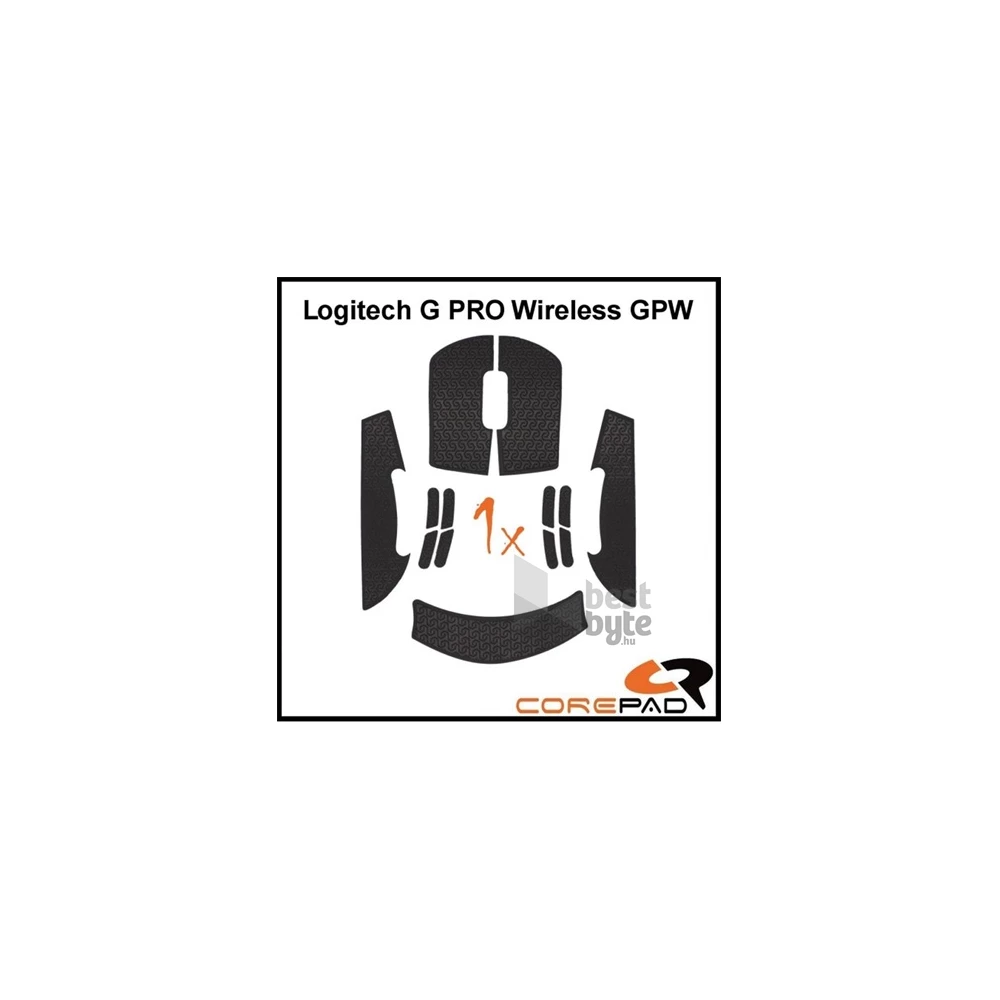 Corepad Logitech G Pro Wireless Soft Grips fekete