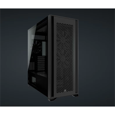 Corsair 7000D AIRFLOW fekete (táp nélküli) ablakos mATX ház