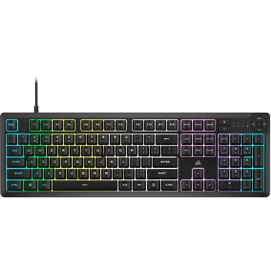 Corsair CH-9226F65-NA 4in1 vezetékes fekete gamer billentyűzet + egér + fejhallgató + egérpad