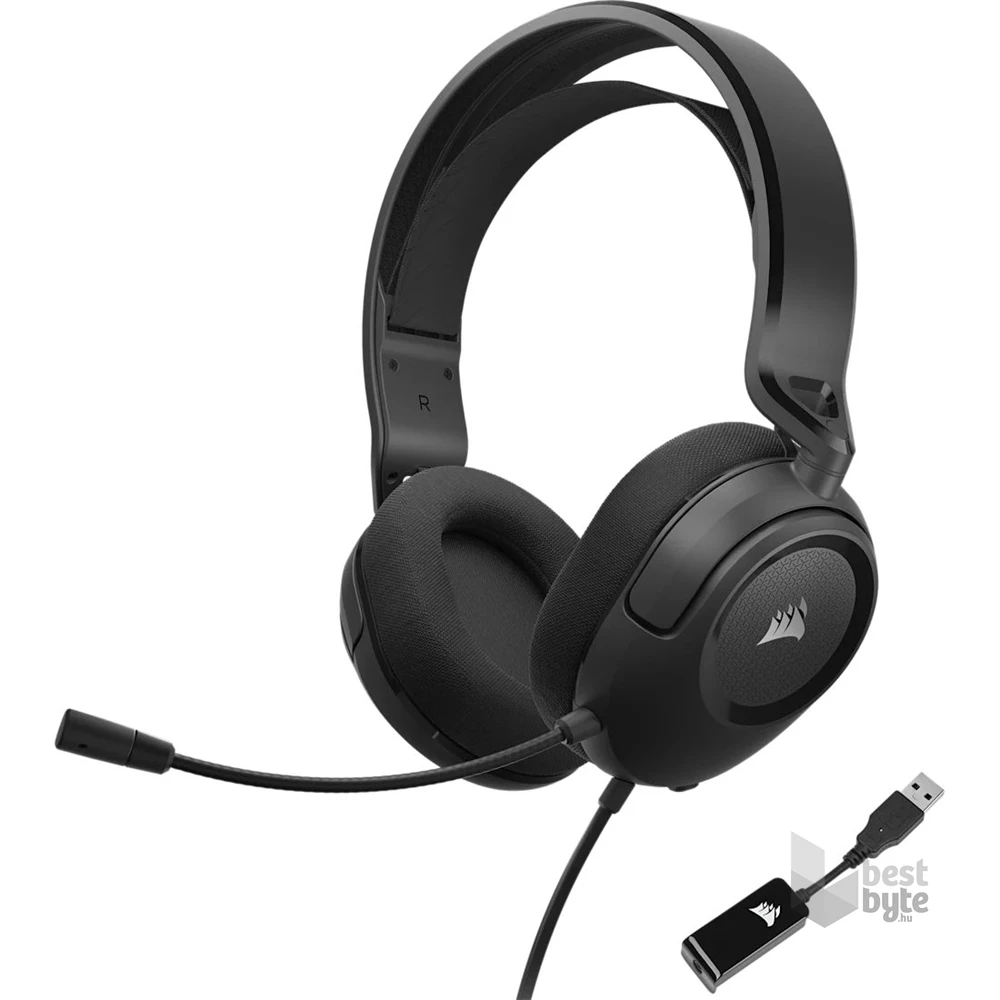 Corsair CH-9226F65-NA 4in1 vezetékes fekete gamer billentyűzet + egér + fejhallgató + egérpad