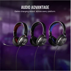 Corsair HS35 v2 vezetékes carbon gamer headset